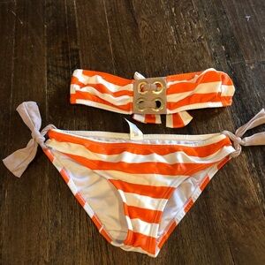 AguaClara high end kids bikini size 10 🧡🌟🧡💦